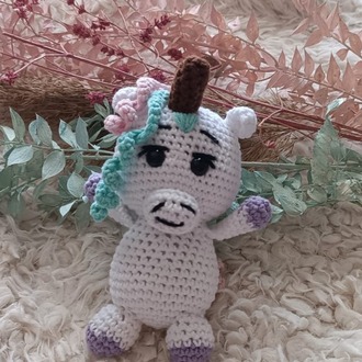 Unicorn Örgü Tığ İşi Oyuncak & Anahtarlık & Amigurumi
