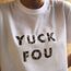 Leopar Desenli "Yuck Fou" - Tshirt 