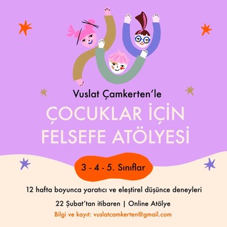 Çocuklar için Felsefe Atölyesi / 4 Haftalık Ödeme