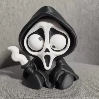 CoffeeCraft Goofy Ghost Face - Gözleri Hareketli Şirin Model