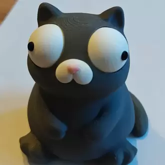 CoffeeCraft Goofy Kedi - Gözleri Hareketli Şirin Model