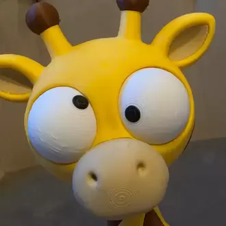 CoffeeCraft Goofy Zürafa - Gözleri Hareketli Şirin Model
