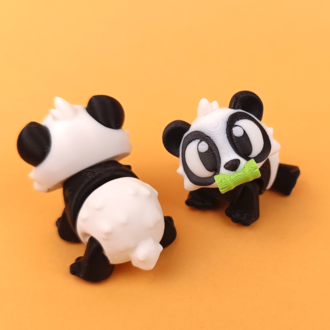 Coffeecraft Sevimli Panda - Hem Oyuncak Figür Hem Anahtarlık
