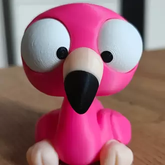 CoffeeCraft Goofy Filamingo - Gözleri Hareketli Şirin Model