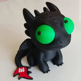 CoffeeCraft Goofy Dişsiz - Gözleri Hareketli Şirin Model