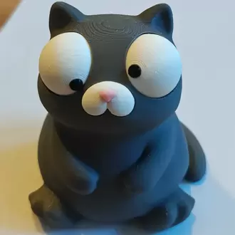 CoffeeCraft Goofy Kedi - Gözleri Hareketli Şirin Model