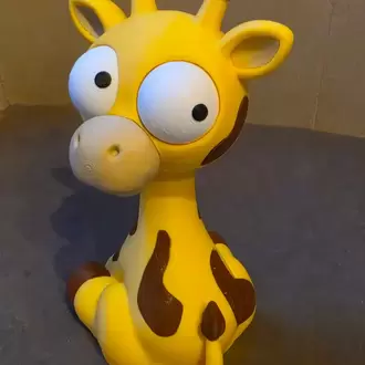 CoffeeCraft Goofy Zürafa - Gözleri Hareketli Şirin Model