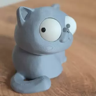 CoffeeCraft Goofy Cins Kedi - Gözleri Hareketli Şirin Model