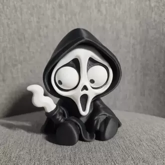 CoffeeCraft Goofy Ghost Face - Gözleri Hareketli Şirin Model