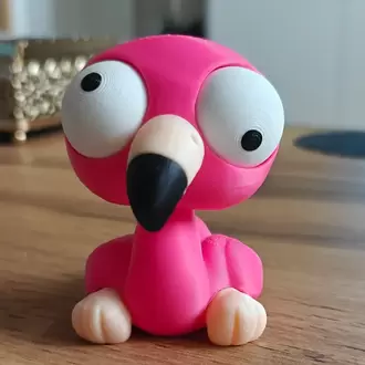CoffeeCraft Goofy Filamingo - Gözleri Hareketli Şirin Model