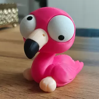 CoffeeCraft Goofy Filamingo - Gözleri Hareketli Şirin Model