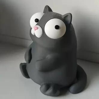 CoffeeCraft Goofy Kedi - Gözleri Hareketli Şirin Model