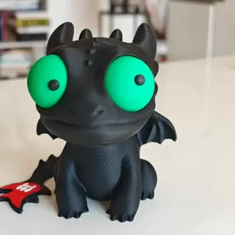 CoffeeCraft Goofy Dişsiz - Gözleri Hareketli Şirin Model