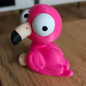 CoffeeCraft Goofy Filamingo - Gözleri Hareketli Şirin Model