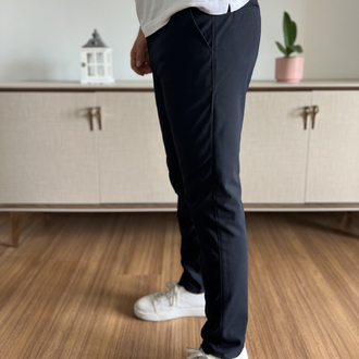 SLİM FİT LACİVERT KUMAŞ PANTOLON