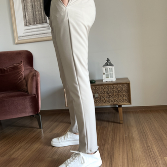 BEJ JOGGER PANTOLON