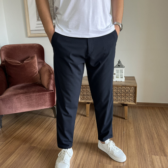 LACİVERT MAN KALIP KUMAŞ PANTOLON