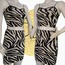 Zebra desenli crop bluz