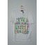Beyaz, Soft Desen Baskılı Tshirt