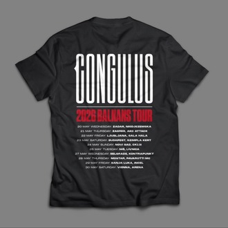 Congulus Balkans Tour Serigrafi T-shirt