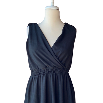 Black Lace Detail Dress