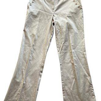 Beige Sailor Flare Pants