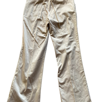Beige Sailor Flare Pants