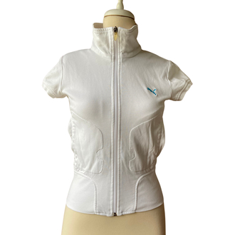 2000s Puma Y2K Zip-Up Sport Top