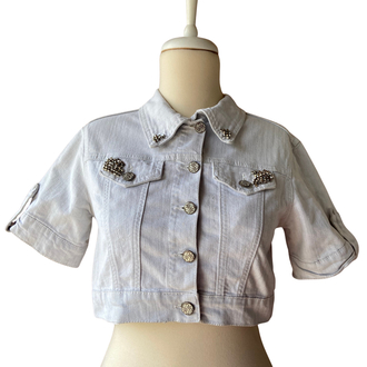 Cropped Denim Jacket Top