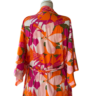 Retro Tropical Kimono