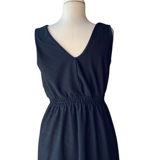 Black Lace Detail Dress