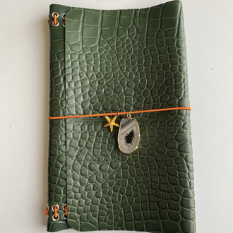 Croco | Doğal taş detaylı | A5 size