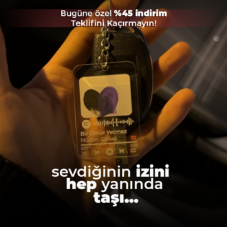 Sevgili Parmak İzi Anahtarlık Seti ''2 Adet'' (QR Kodlu)