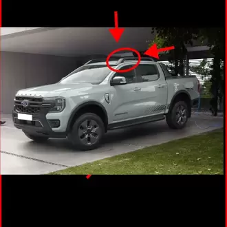 Ford Ranger Wildtrak 2011/2022 tavan ray kapağı (sürücü tarafı)