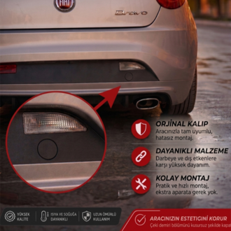 Fiat Bravo arka çeki demiri kapağı