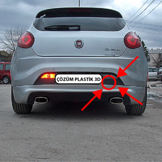 Fiat Bravo arka çeki demiri kapağı