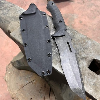 KUMAN Model Sleipner Çelik Kompakt Kabza Avcı ve Bushcraft Bıçak