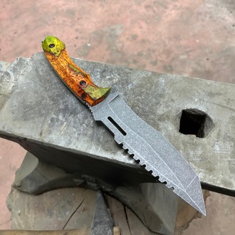 Kuman Model , Stablize Kabza Sleipner Çelik Bushcraft ve Avcı Bıçağı
