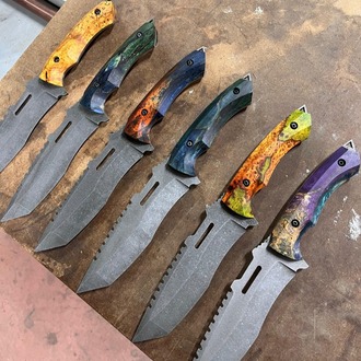 Kuman Model , Stablize Kabza Sleipner Çelik Bushcraft ve Avcı Bıçağı
