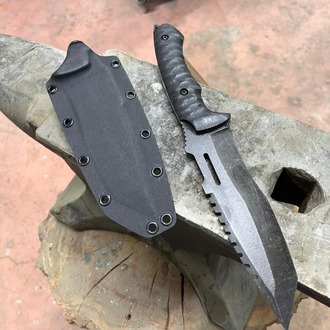 KUMAN Model Sleipner Çelik Kompakt Kabza Avcı ve Bushcraft Bıçak