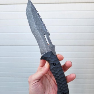 KUMAN Model Sleipner Çelik Kompakt Kabza Avcı ve Bushcraft Bıçak