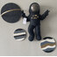 Spaceman İn Space With Planet Black