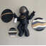 Spaceman İn Space With Planet Black