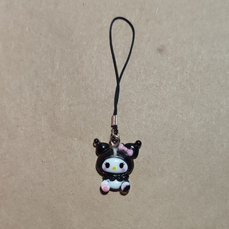siyah kuromi charm