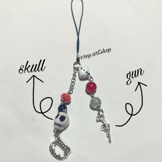 goth telefon charm