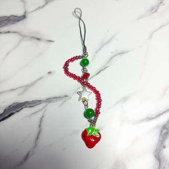 çilek telefon charm