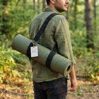 yoga mat taşıyıcı siyah