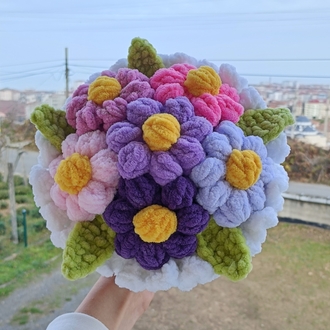Renkli çiçek buketi 