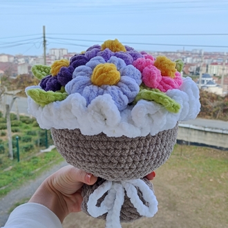 Renkli çiçek buketi 