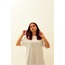 OVERSIZE UNISEX BEYAZ T-SHIRT